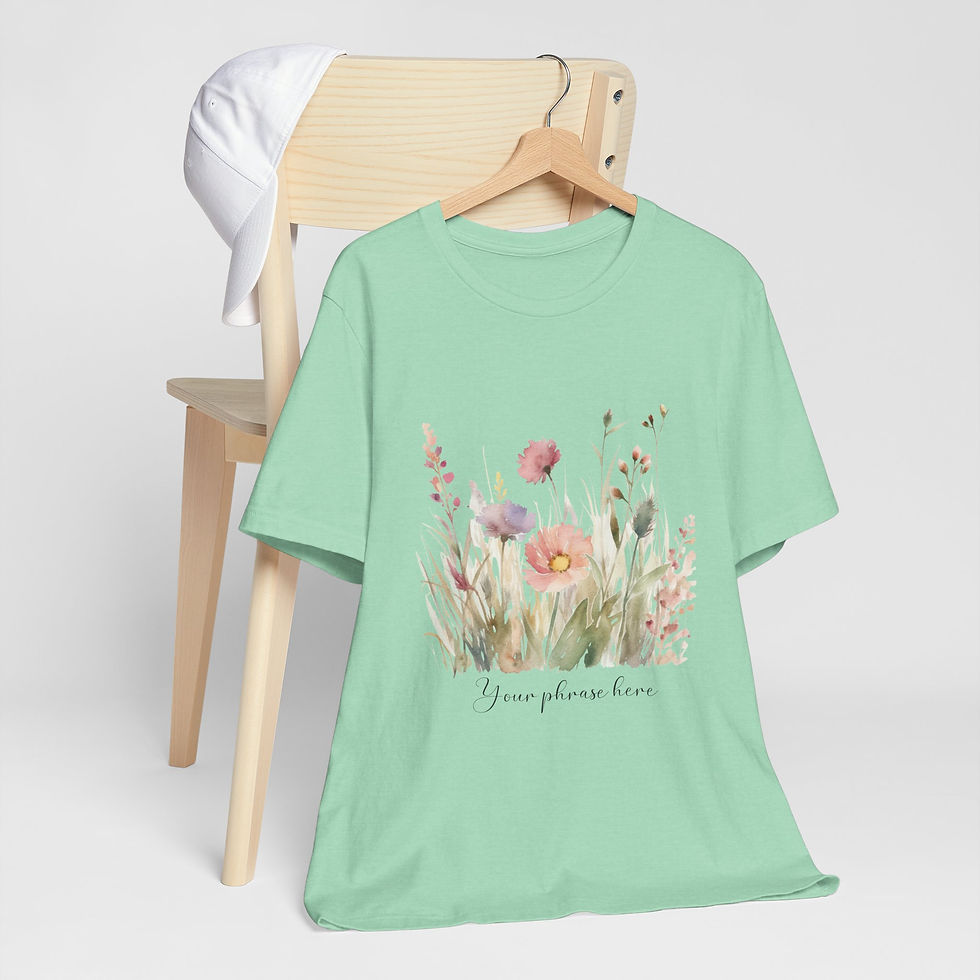 Miniatura: 270 Wildflowers Women Shirt - Airlume Cotton, Lightweight, Breathable