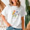 Thumbnail: 134 Spring Wildflowers Women Shirt - Airlume Cotton, Lightweight, Breathable