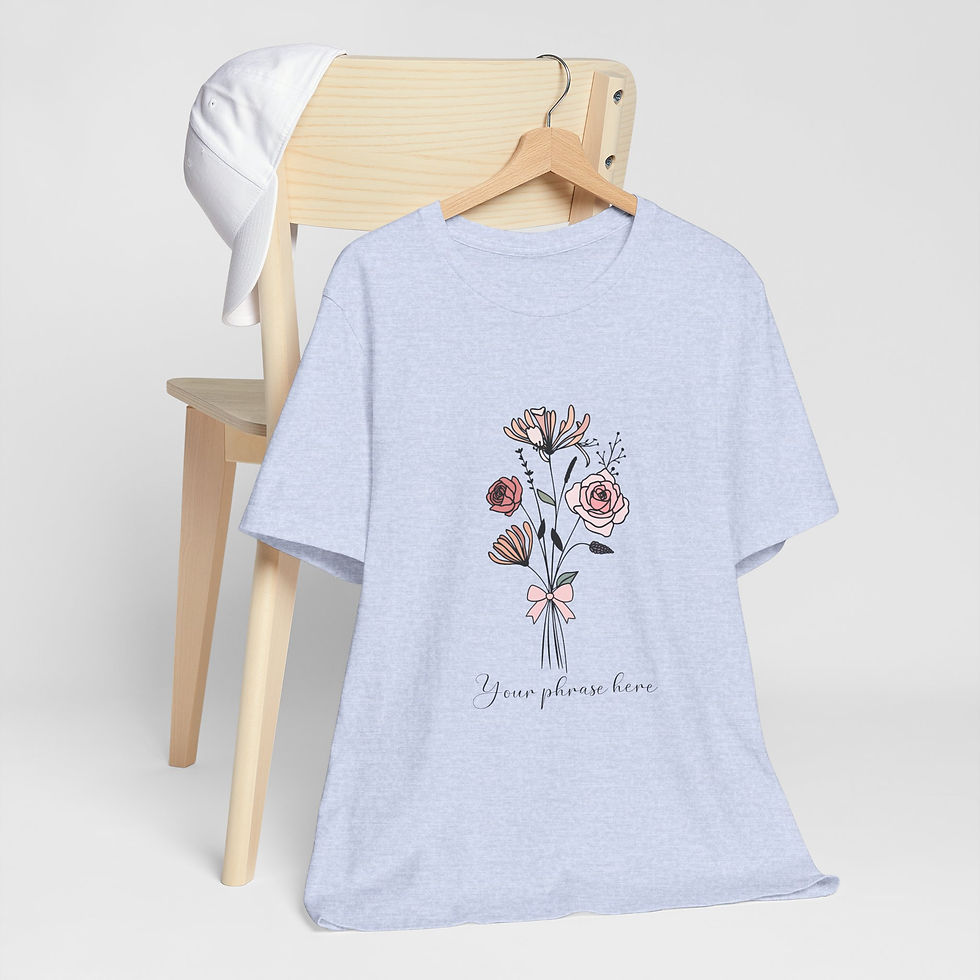 Thumbnail: 244 Wildflowers Women Shirt - Airlume Cotton, Lightweight, Breathable