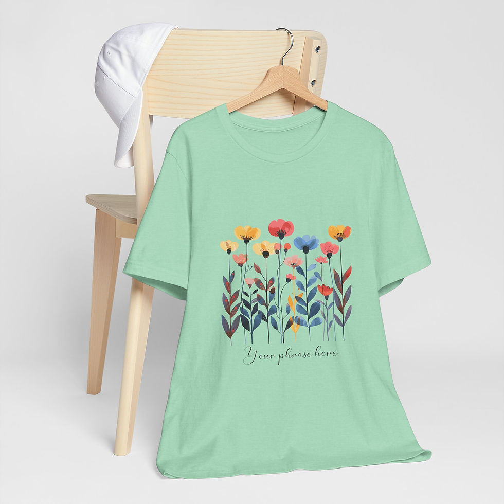 Thumbnail: 208 Wildflowers Women Shirt - Airlume Cotton, Lightweight, Breathable