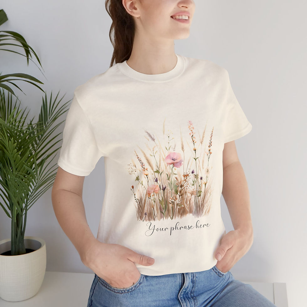 Thumbnail: 279 Wildflowers Women Shirt - Airlume Cotton, Lightweight, Breathable