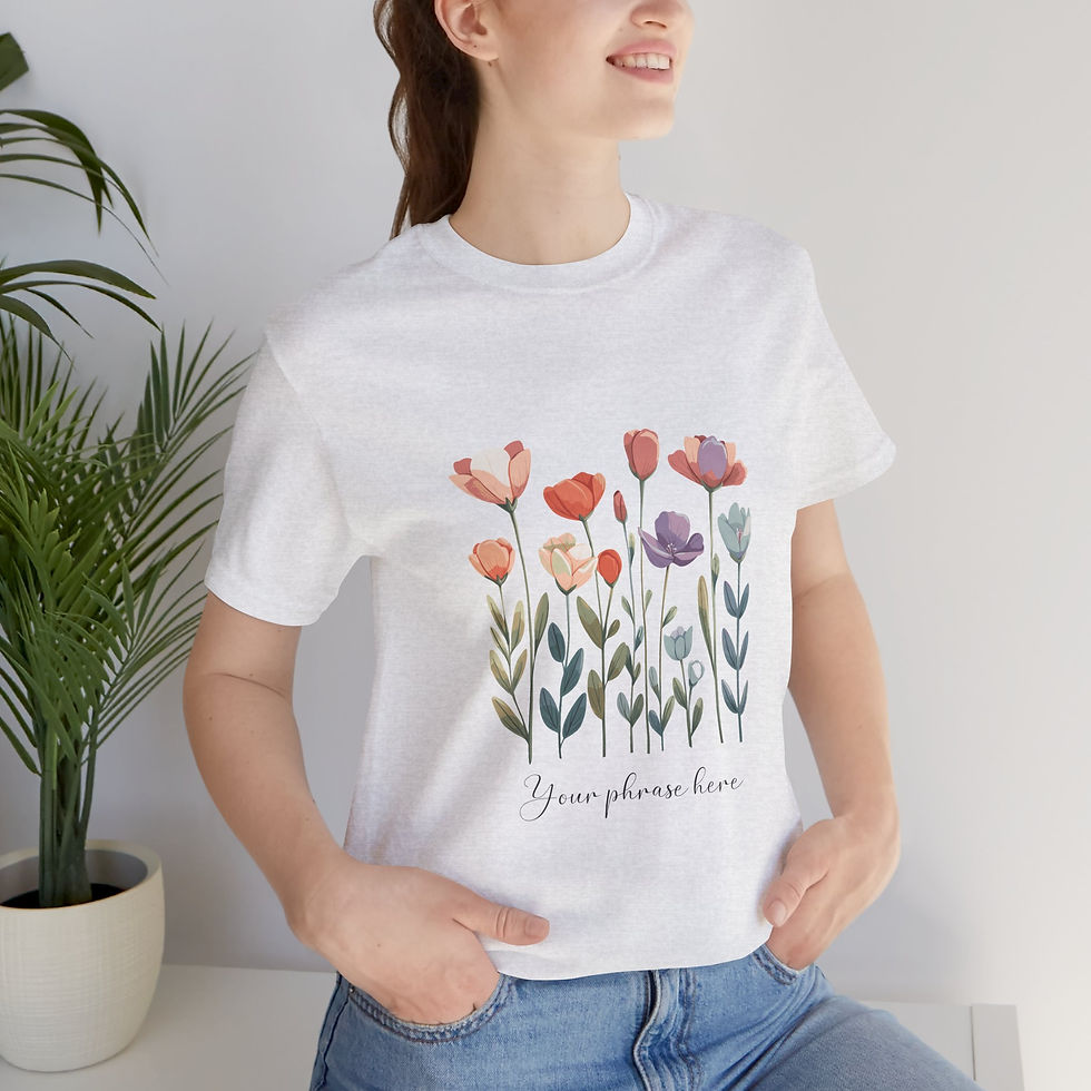 Thumbnail: 199 Wildflowers Women's Shirt - Airlume Cotton, Lightweight, Breathable