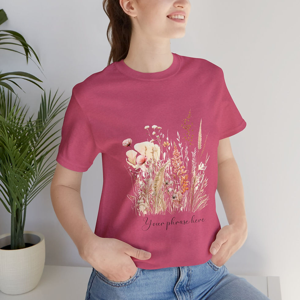Miniatura: 284 Wildflowers Women Shirt - Airlume Cotton, Lightweight, Breathable