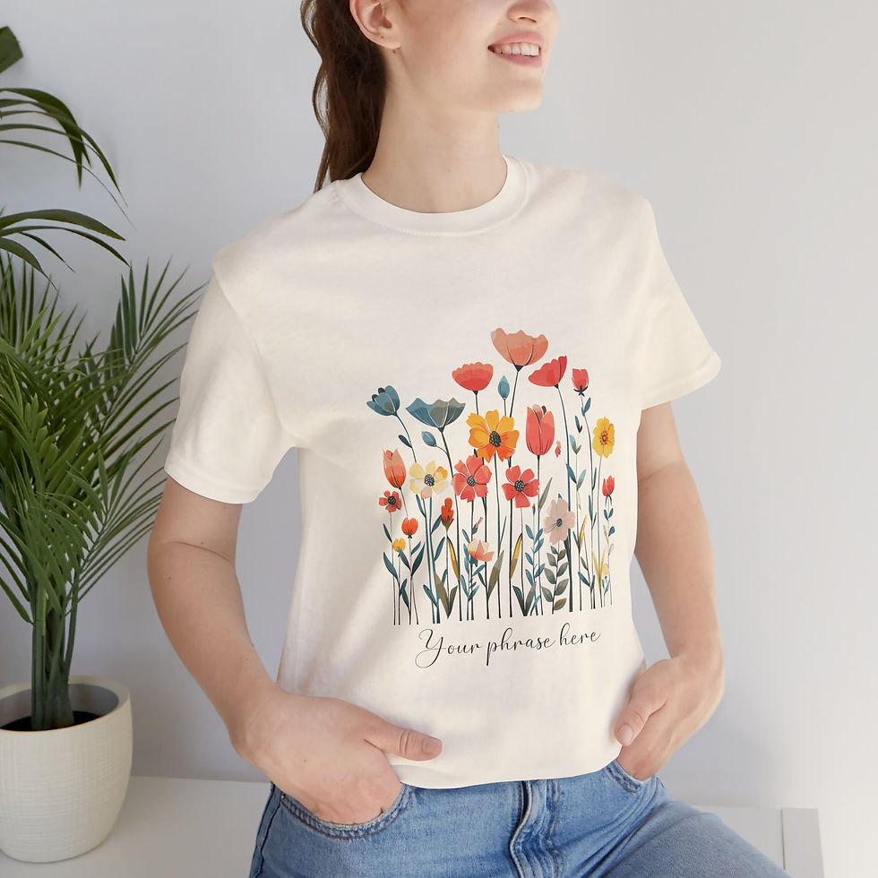 Miniatura: 210 Wildflowers Women Shirt - Airlume Cotton, Lightweight, Breathable