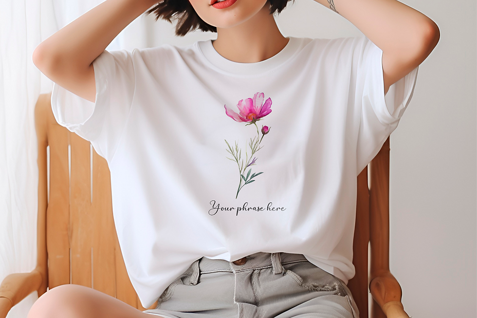 Miniatura: 254 Wildflowers Women Shirt - Airlume Cotton, Lightweight, Breathable