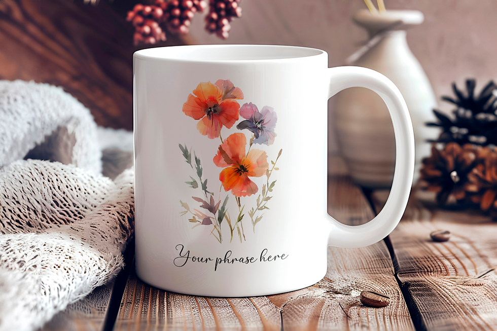 252 Wildflowers 11 oz mug