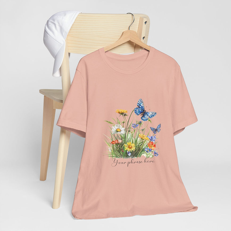 Miniatura: 306 Butterfly Women Shirt - Airlume Cotton, Lightweight, Breathable