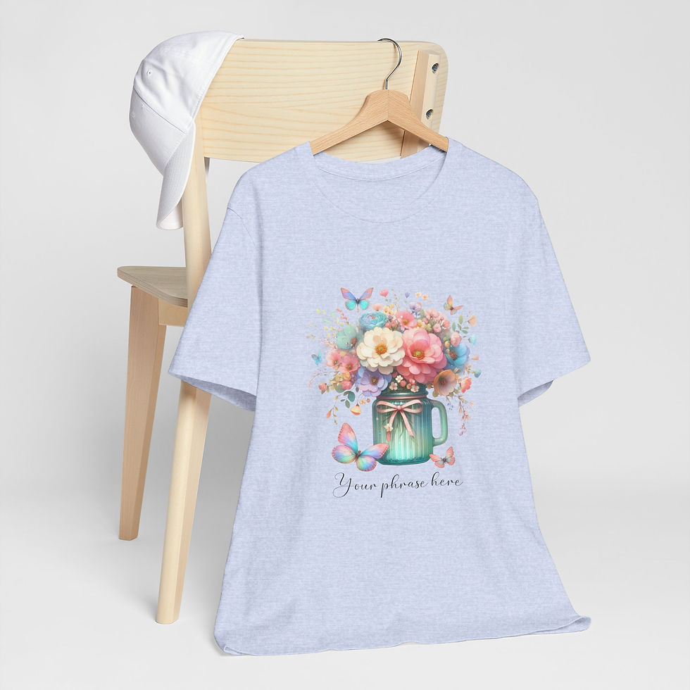 Miniatura: 296 Butterfly Women Shirt - Airlume Cotton, Lightweight, Breathable
