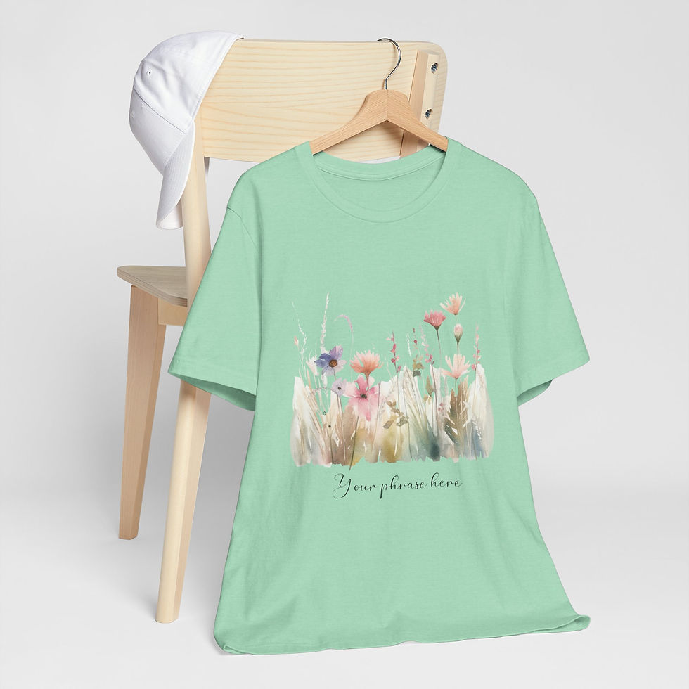 Miniatura: 267 Wildflowers Women Shirt - Airlume Cotton, Lightweight, Breathable
