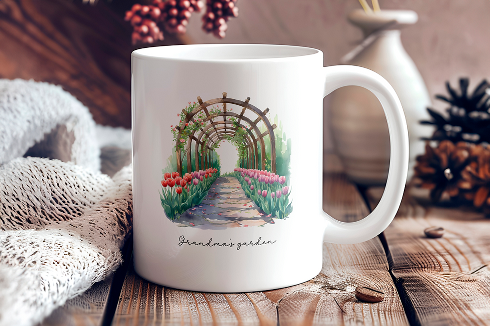 Thumbnail: 167 Tulips flowers 11 oz mug