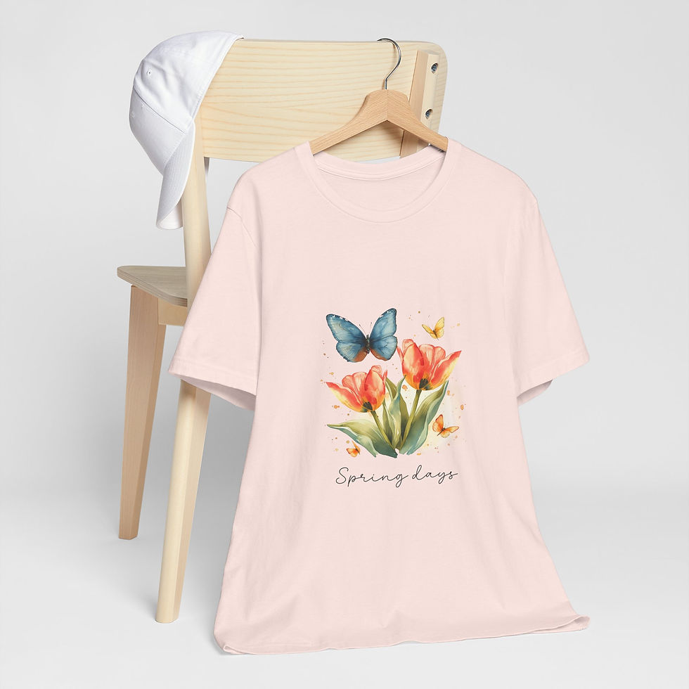 Thumbnail: 174 Beautiful Tulips Women Shirt - Airlume Cotton, Lightweight, Breathable