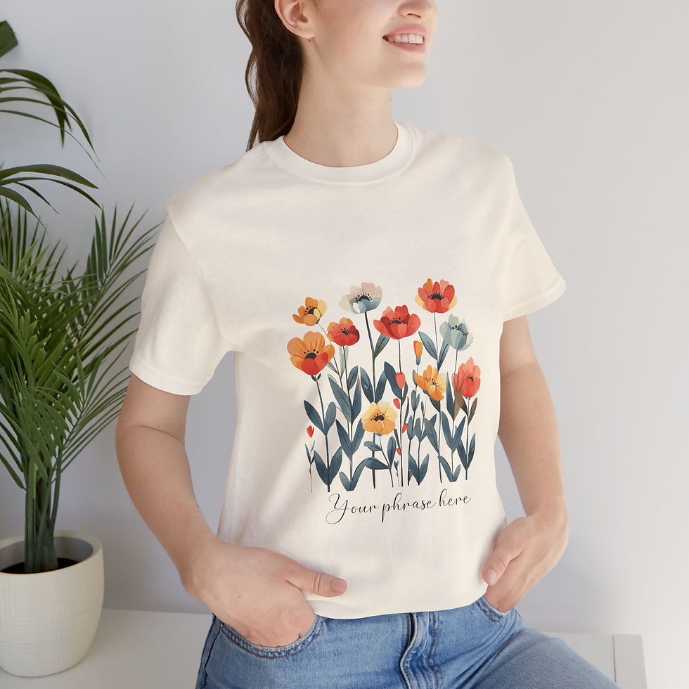 Miniatura: 201 Wildflowers Women Shirt - Airlume Cotton, Lightweight, Breathable
