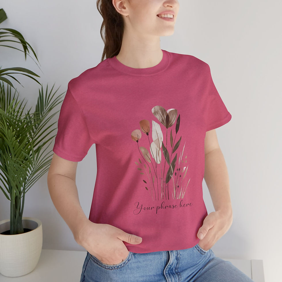 Thumbnail: 224 Wildflowers Women Shirt - Airlume Cotton, Lightweight, Breathable