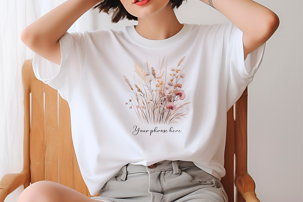 Miniatura: 275 Wildflowers Women Shirt - Airlume Cotton, Lightweight, Breathable