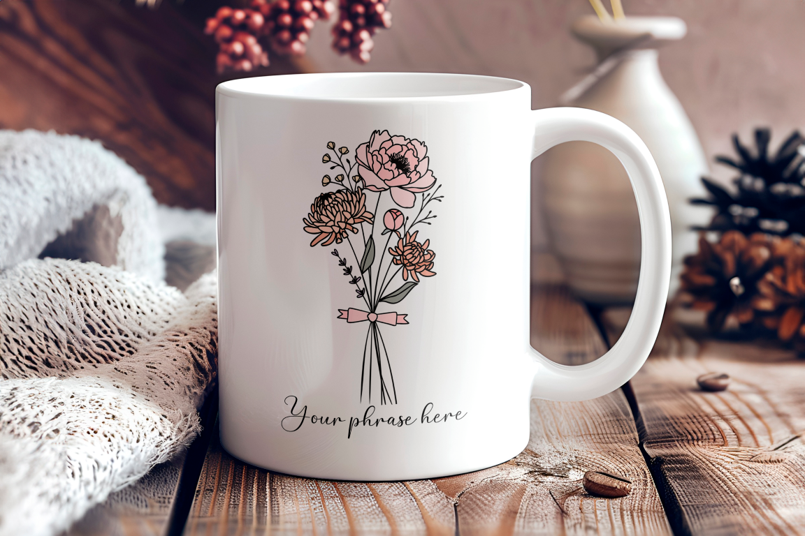 238 Wildflowers 11 oz mug