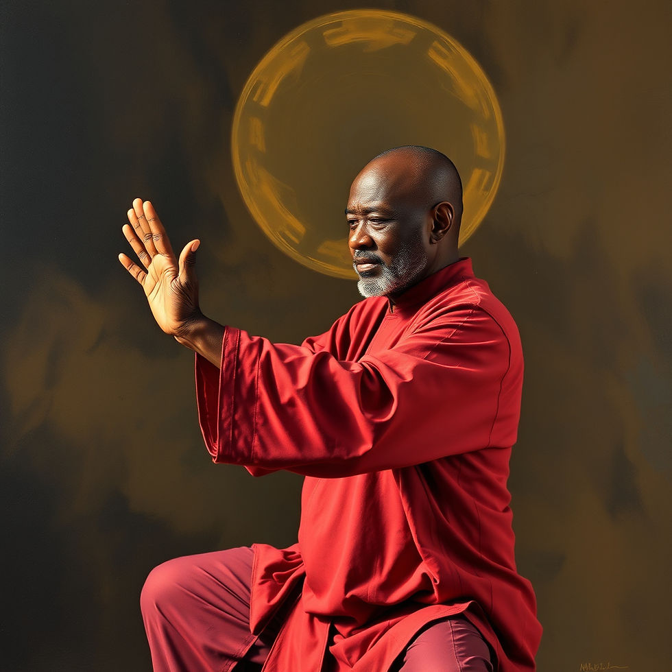 Taoist neigong practice – internal energy cultivation standing posture