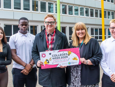 Visiting Heart of Worcestershire College for Colleges Week