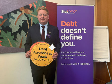 Backing Debt Awareness Week and Hosting StepChange Event