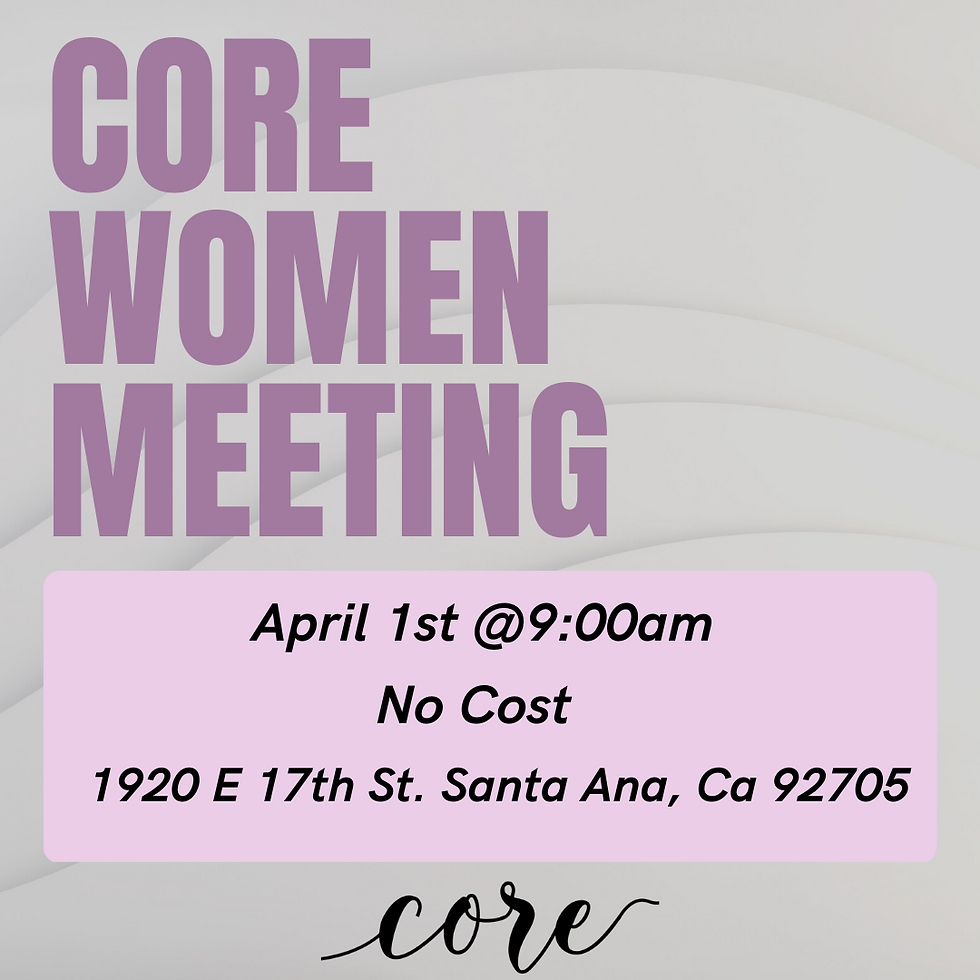 CORE Women Meeting