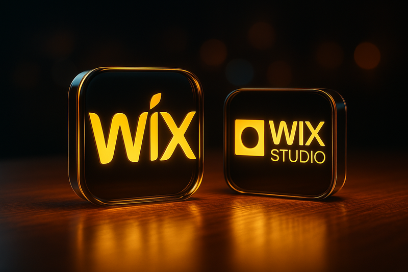Logo von WIX Editor und WIX Studio 