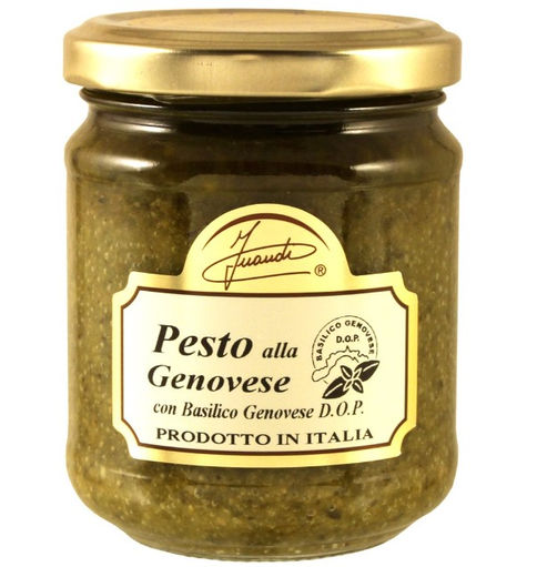 Glas Pesto alla Genovese mit Basilico Genovese D.O.P.