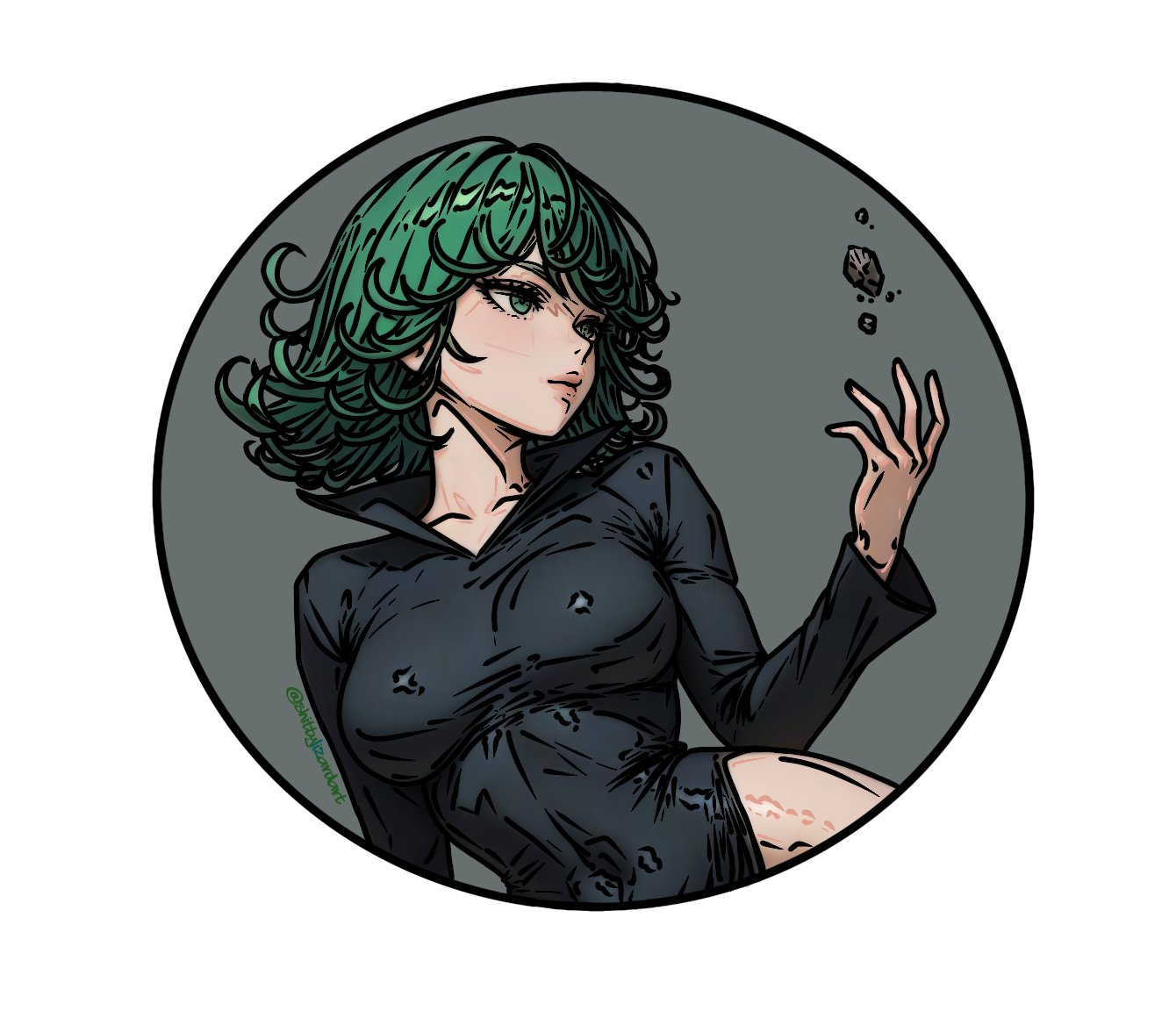 Tornado 2.5x2.5" vinyl sticker