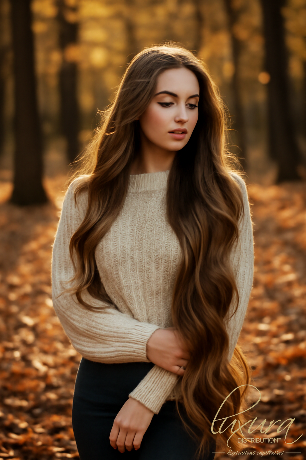 Extensions capillaires - Résultat final glamour