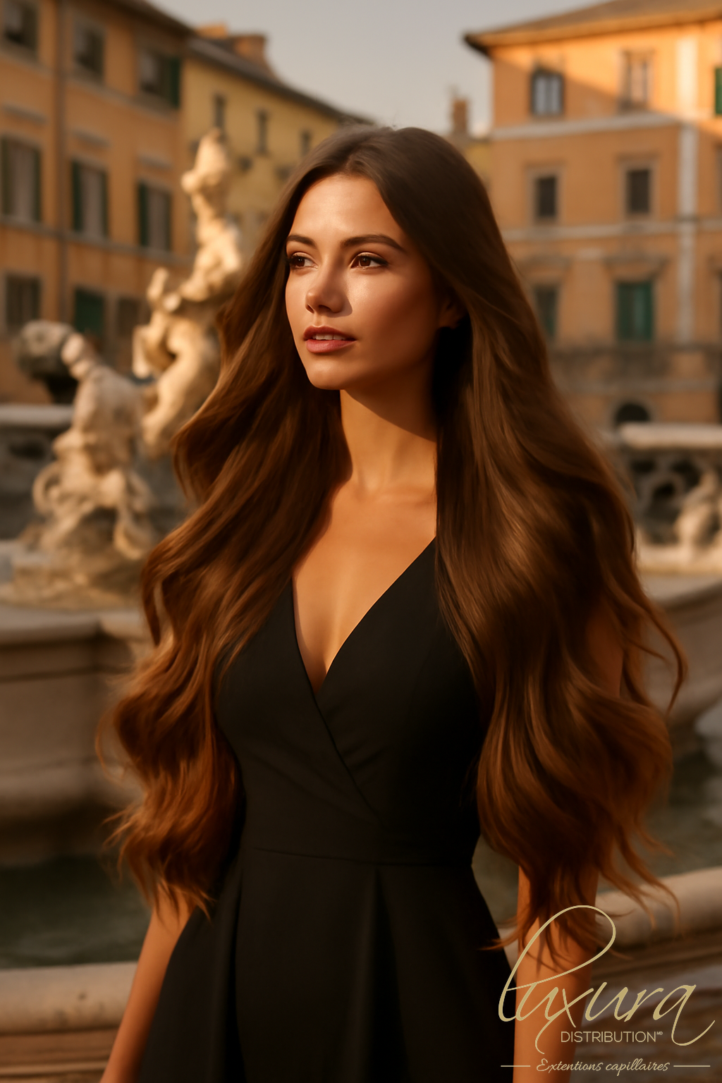 Extensions capillaires - Résultat final glamour