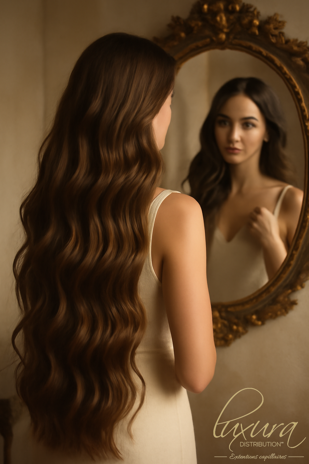 Extensions capillaires - Résultat final glamour