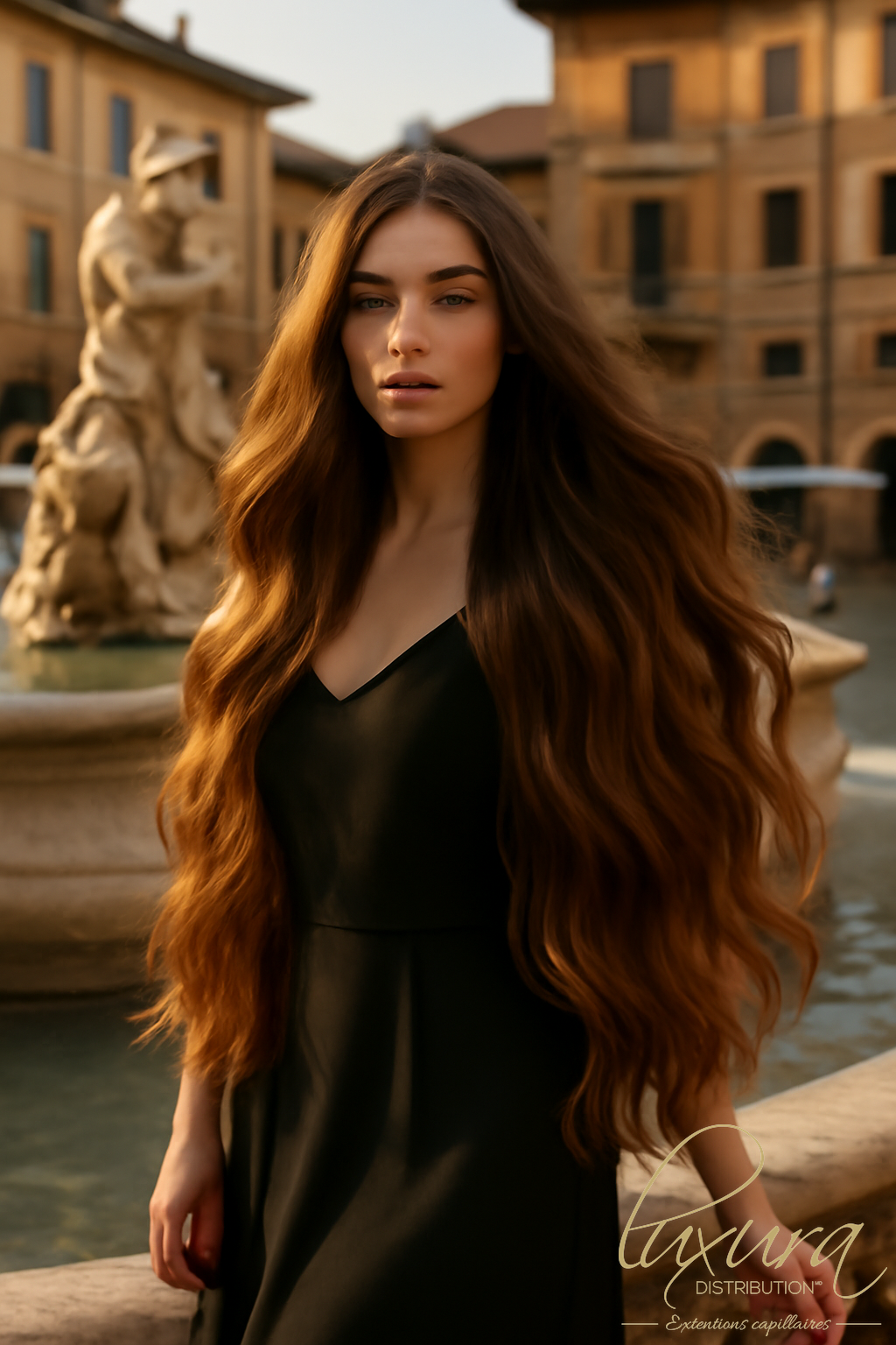 Extensions capillaires - Résultat final glamour