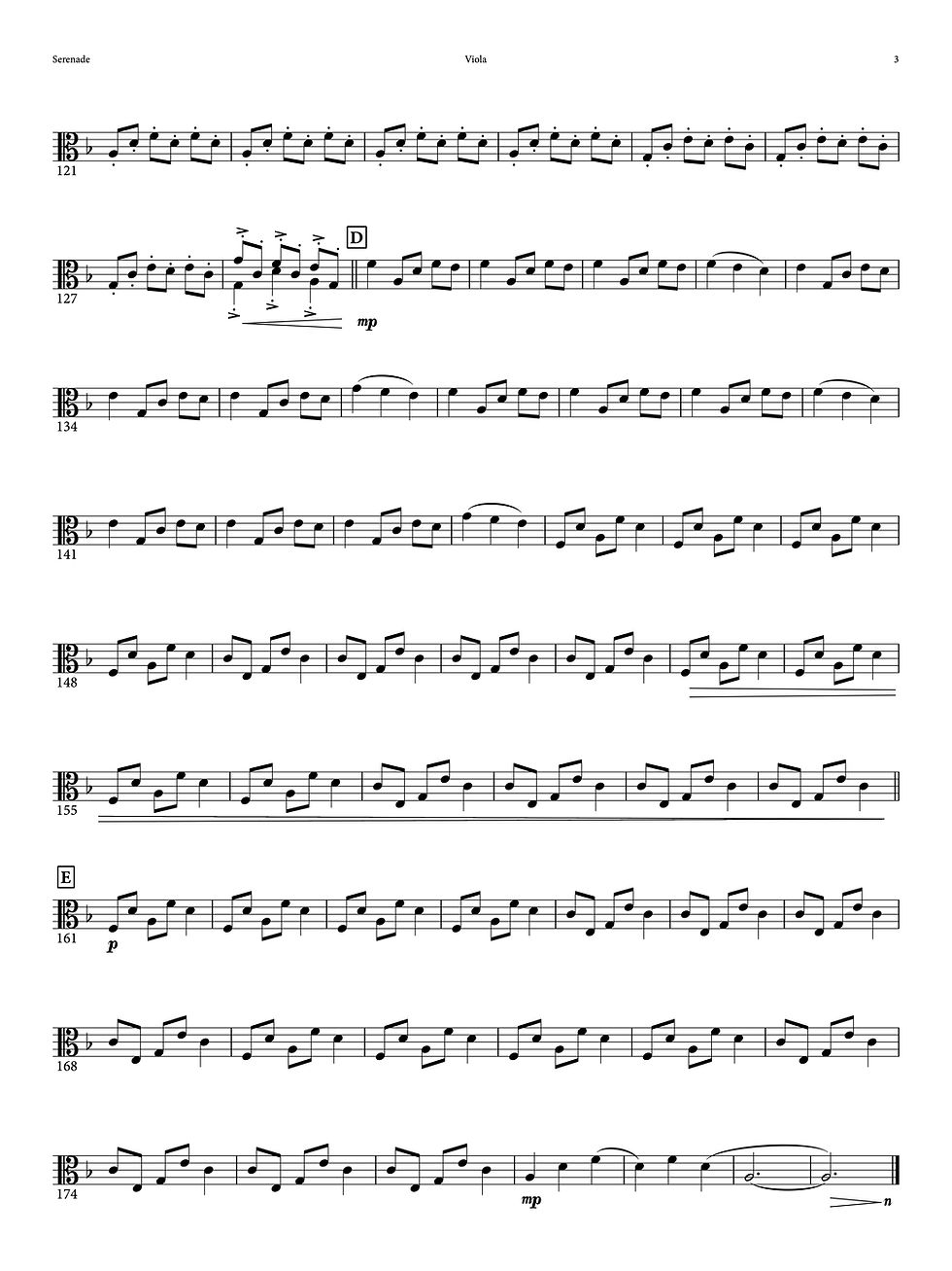 Thumbnail: Serenade - Viola - Print