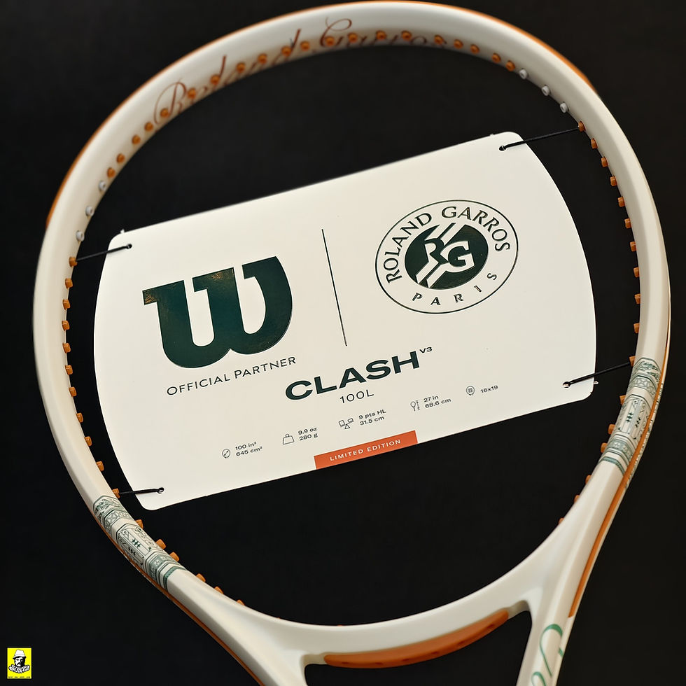 縮圖：Wilson Clash 100L V3 Roland-Garros 2026, Wilson Clash 100L RG 2026, WR20440