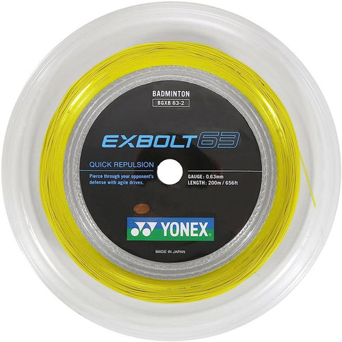 Yonex EXBOLT63 (200M) Badminton String | Mister Keen Sports Goods Ltd