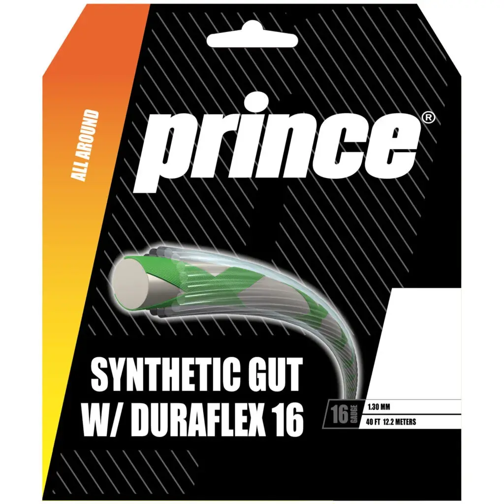 Prince Synthetic Gut 16 Duraflex Tennis Strings, Prince Synthetic Gut, Prince Syn Gut