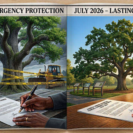 May 2024 - Emergency Protection; July 2026 - Lasting Recognition