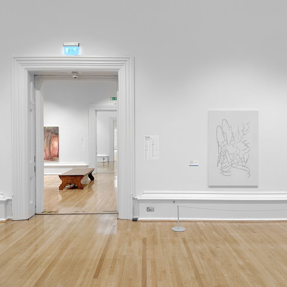 Exhibition view of John Moores Painting Prize 2025, Walker Art Gallery, Liverpool