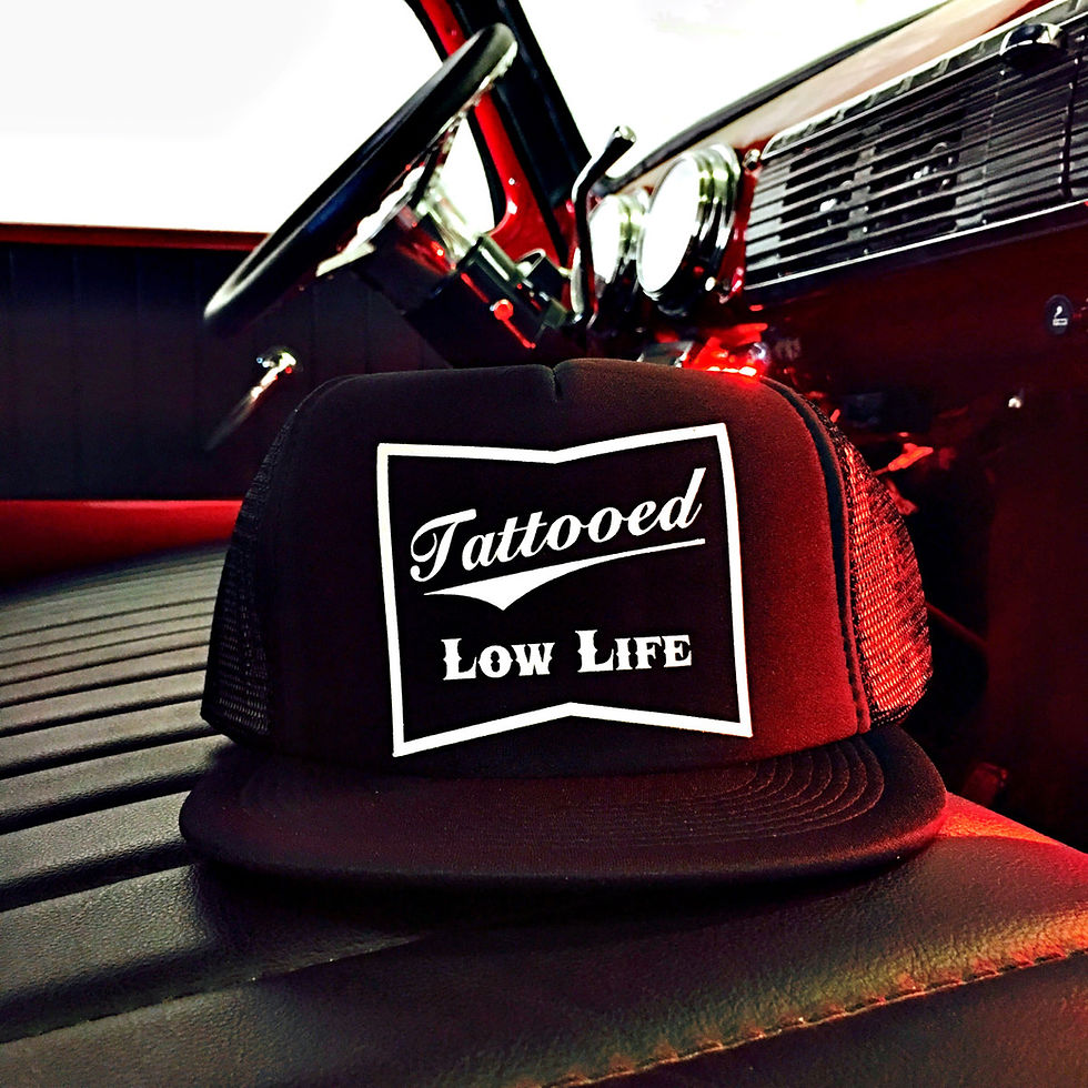 Thumbnail: Tattooed Low Life Trucker Hat