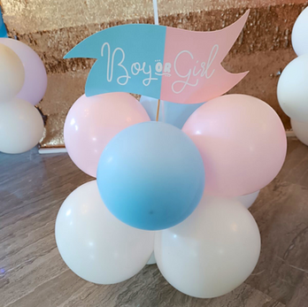 μπαλόνια για πάρτι αποκάλυψη φύλου αγόρι ή κορίτσι