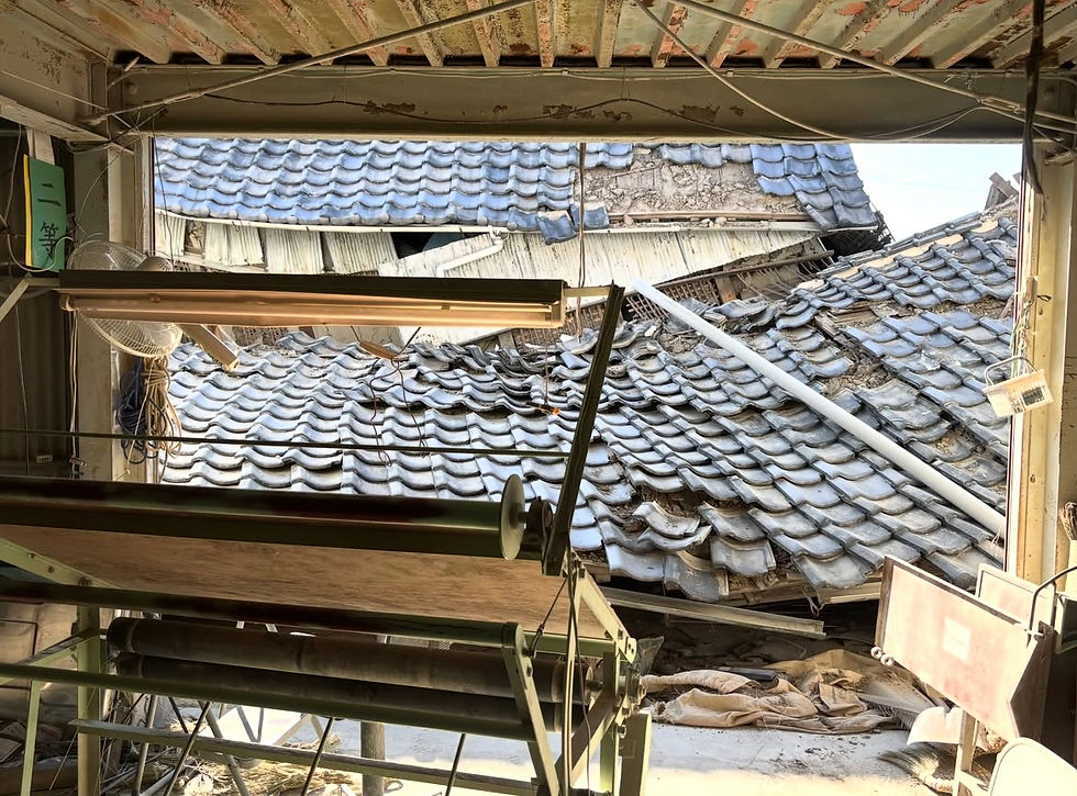 いぐさ農家さん作業場
