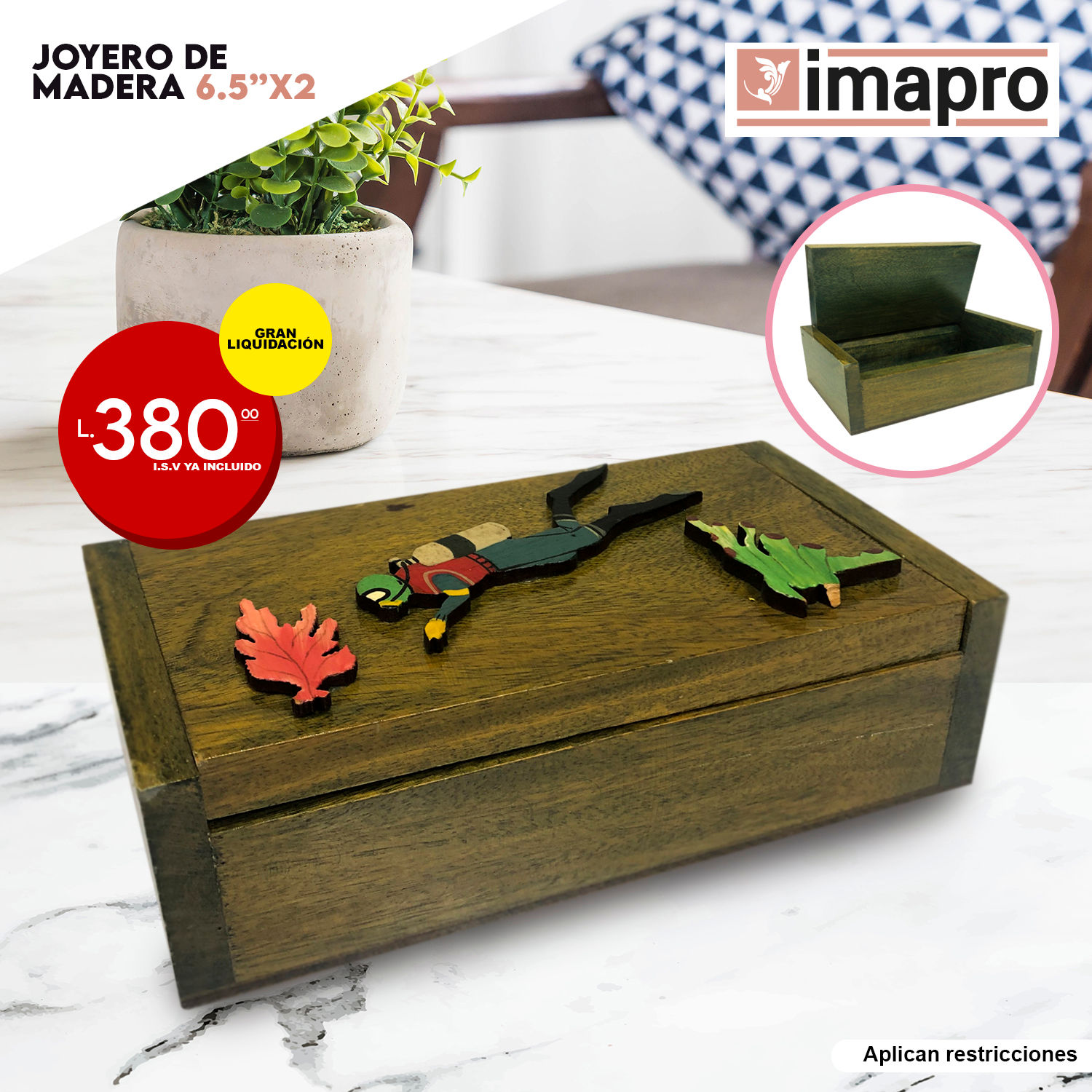 Joyero de Madera