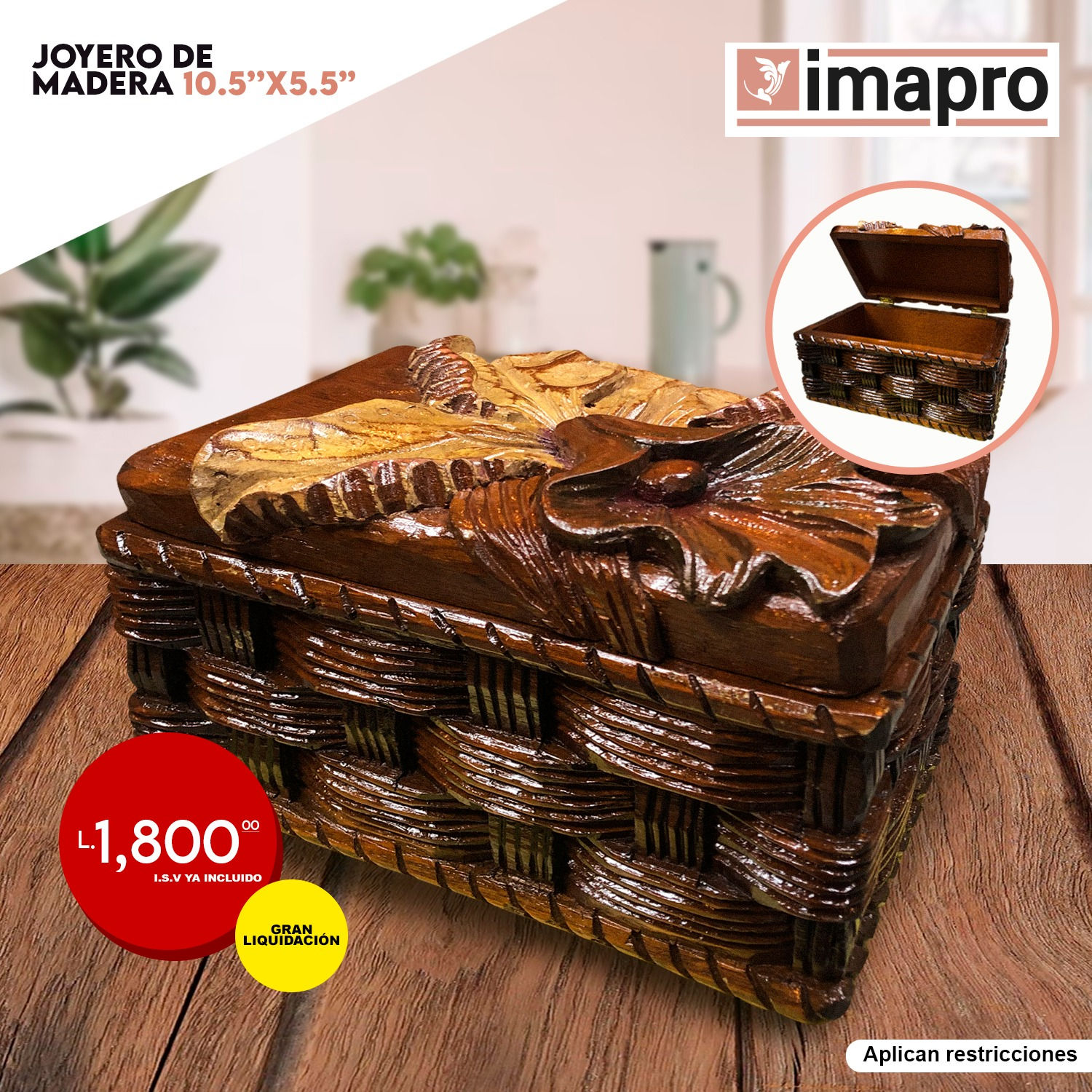 Joyero de Madera