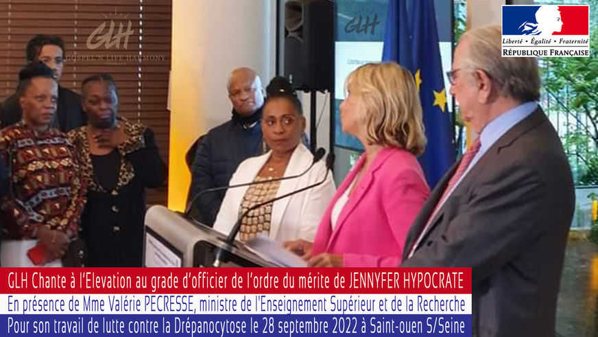 GLH Chante à l’Elevation au grade d’officier de l’ordre du mérite de JENNYFER HYPOCRATE.JP