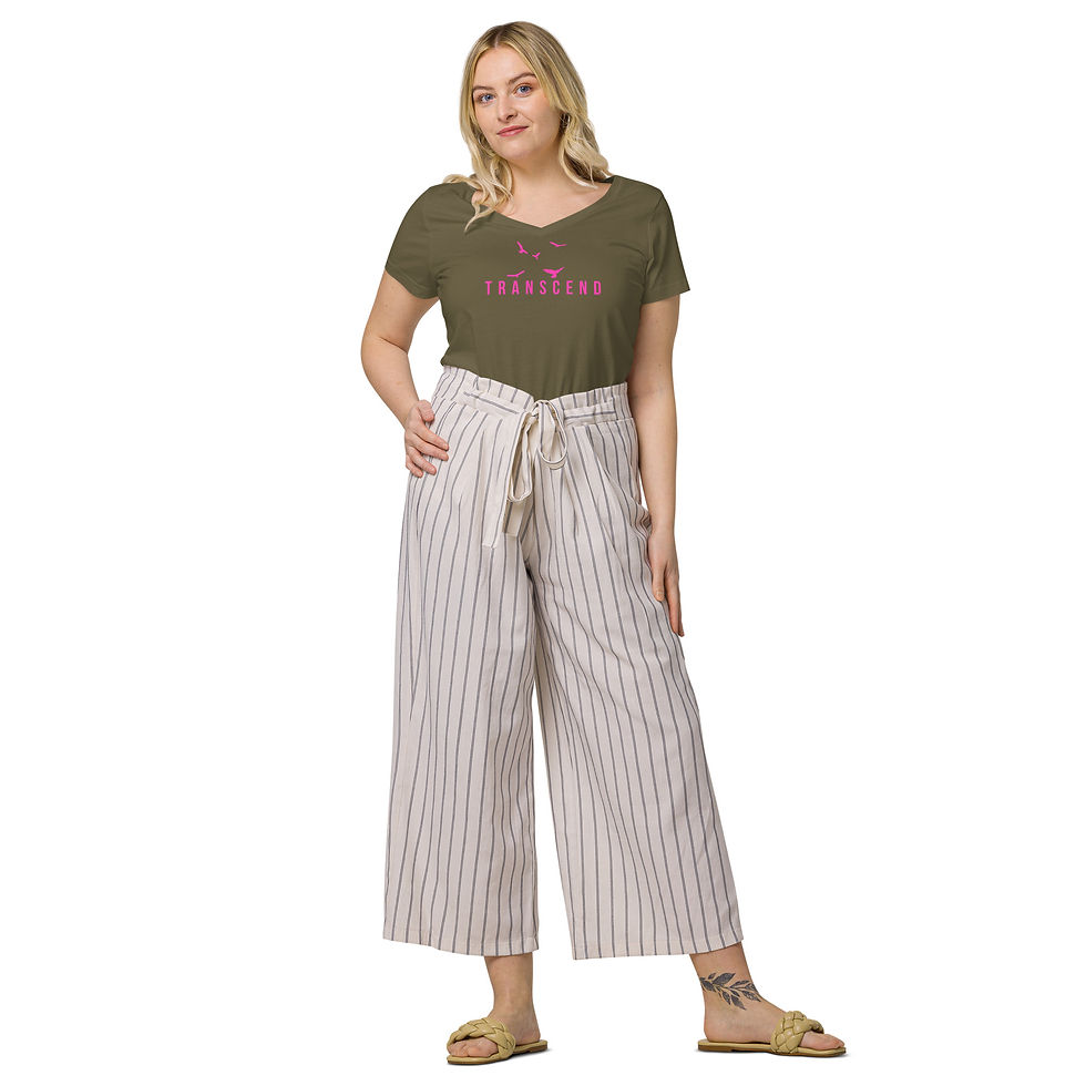 Thumbnail: Women’s fitted v-neck t-shirt