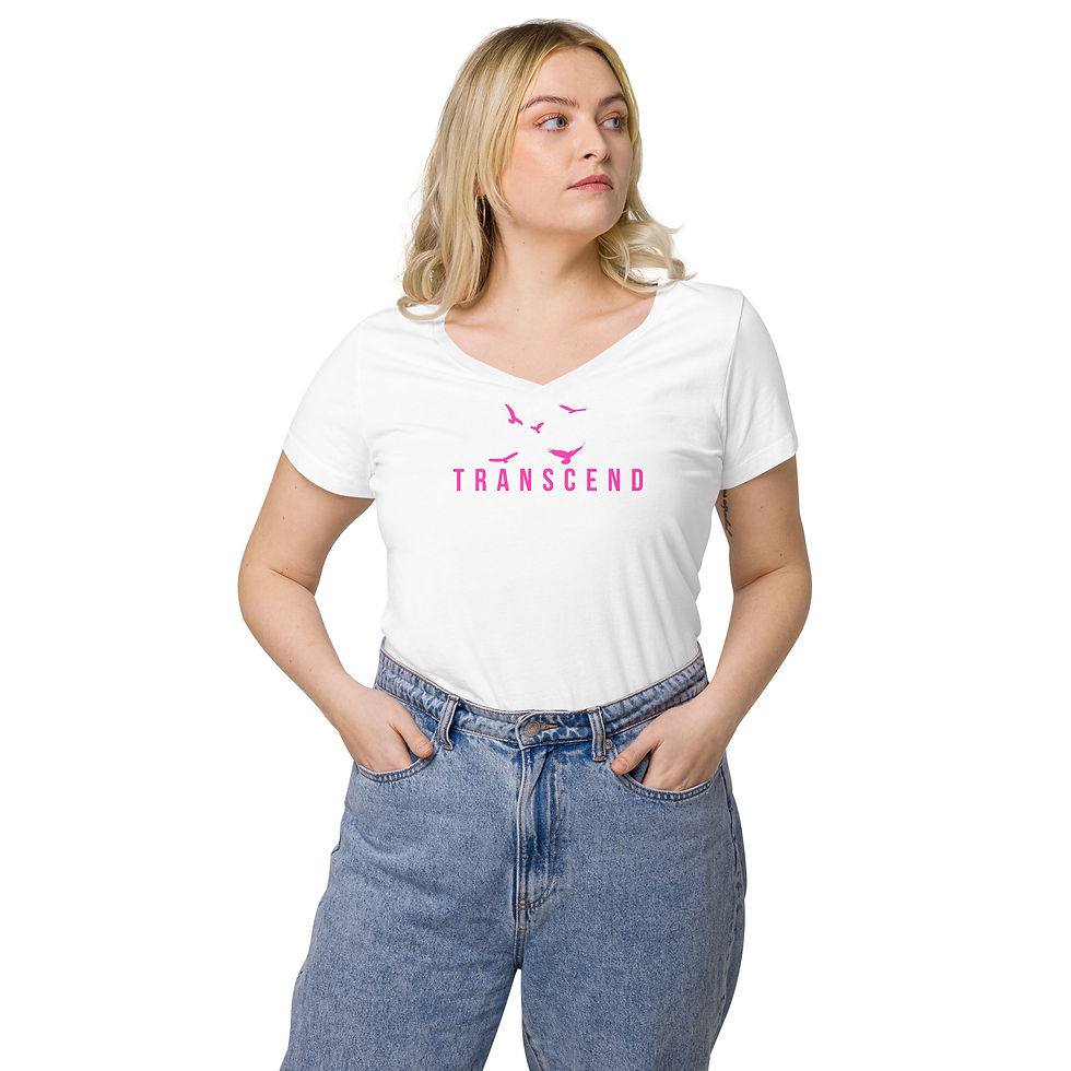 Thumbnail: Women’s fitted v-neck t-shirt