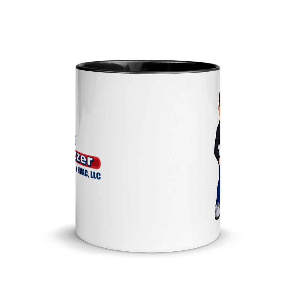 Thumbnail: Jason Mazzer Plumbing & HVAC Toon Jason Mug with Color Inside