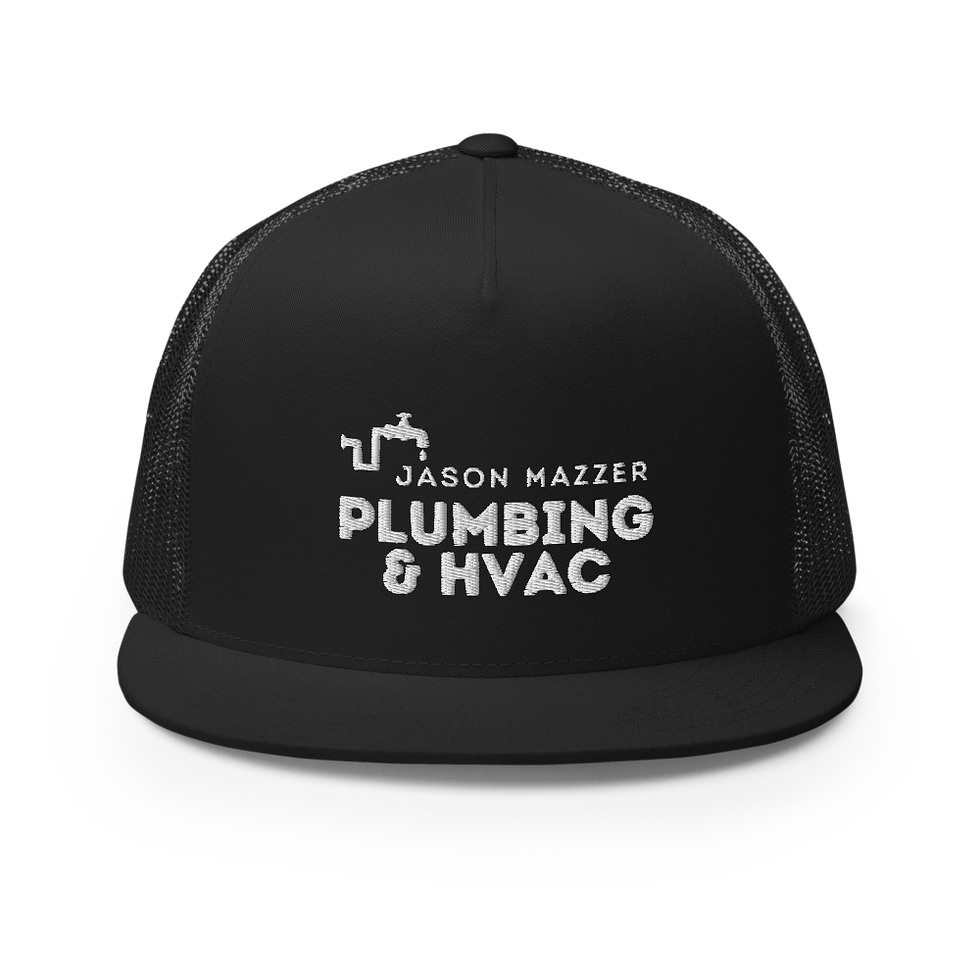 Thumbnail: Jason Mazzer Simple Logo Embroidered Trucker Hat