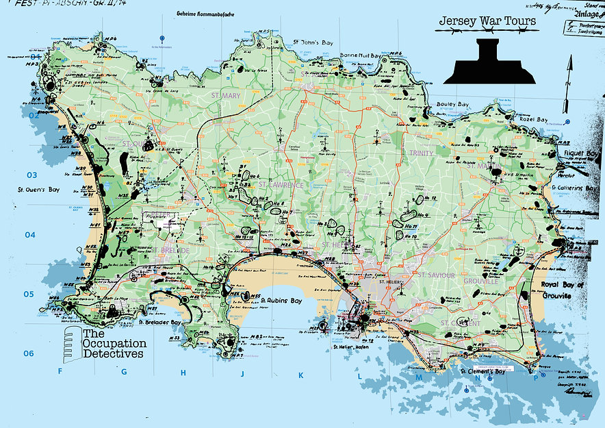 WW2 Maps of Jersey