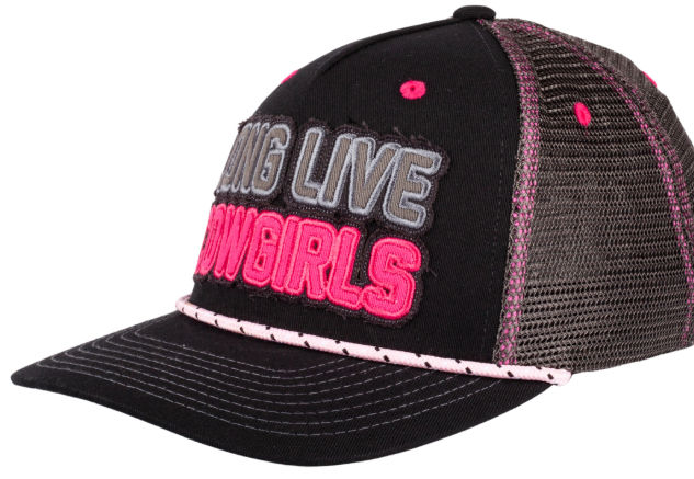 Long Live Cowgirls - Raised Logo - Black