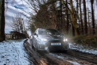 Snow Rally stage UK
