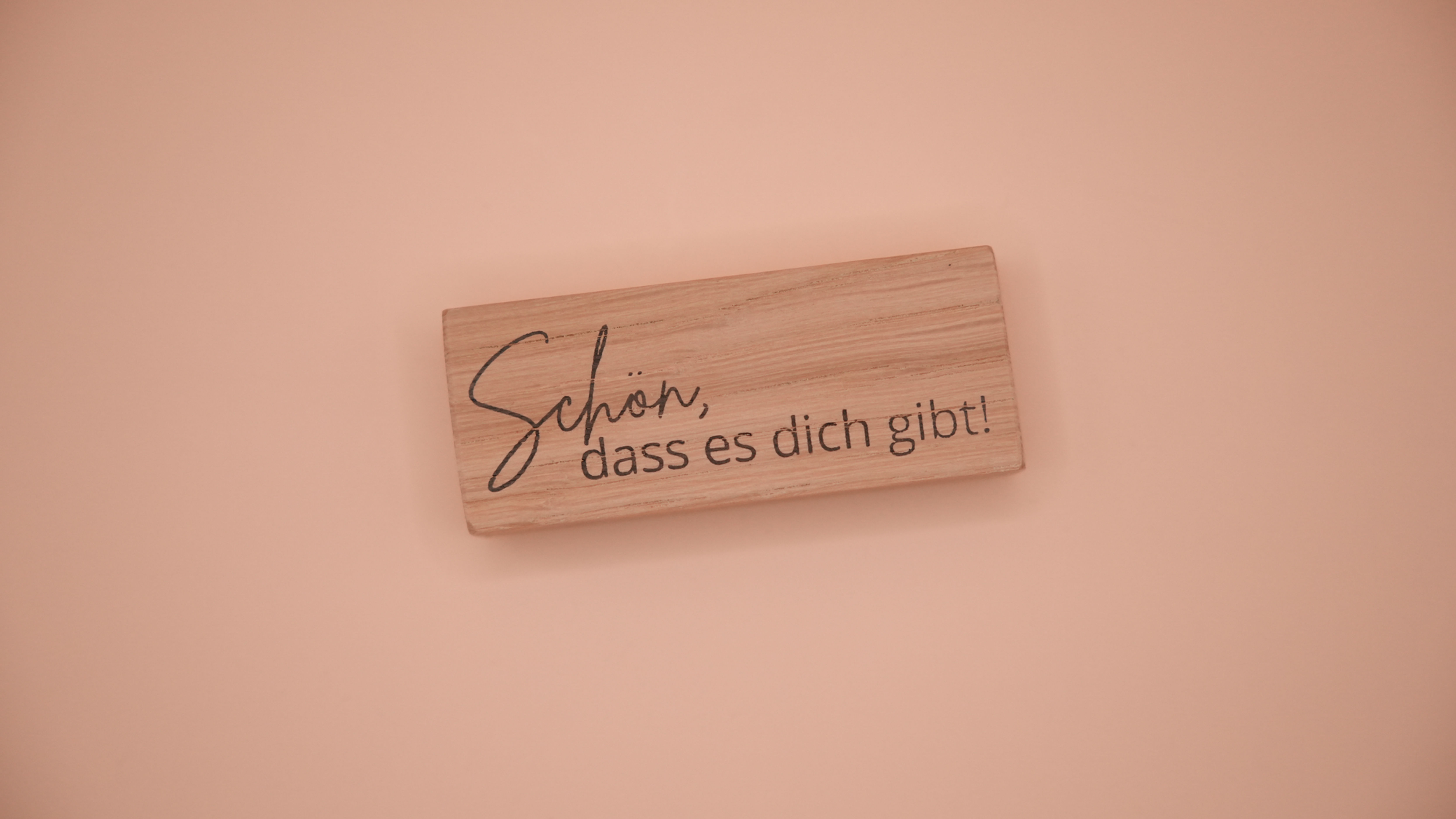 Stempel "Schön, dass es dich gibt"